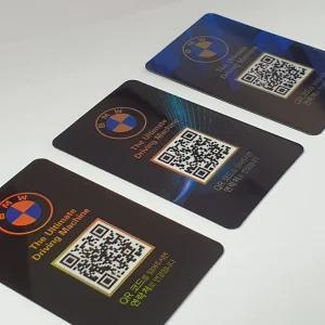 BMW 안심번호 주차번호판 QR 코드 알림판 12자리 논슬립 자동차 연락처 듀얼 주차