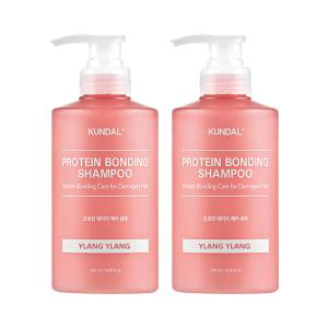 [유통기한 임박] 쿤달 프로틴 데미지 케어 샴푸 일랑일랑, 500ml, 2개