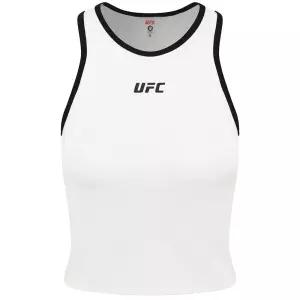 UFC 우먼스 피지컬 짐웨어 슬리브리스 화이트 U4SLV2209WH