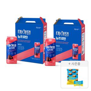 마이밀 마시는 뉴프로틴 초코, 190ml, 16팩, 2개 + 증정 (마이밀 한입쏙쏙 프로틴바, 150g, 1개)