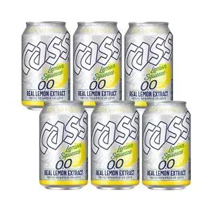 [너만아는과자점]카스 레몬스퀴즈 0.0 논알콜 330ml 6캔 맥주맛 탄산음료 비알콜