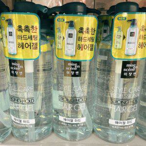 미쟝센 스트롱 헤어젤 하드 500ml x 3개