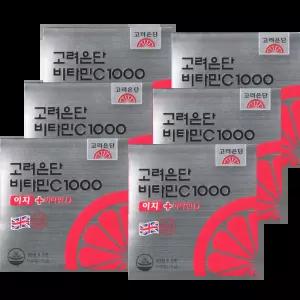 고려은단 비타민C 1000 이지 + 비타민D 600mg 120개입 6박스(12개월)_WB