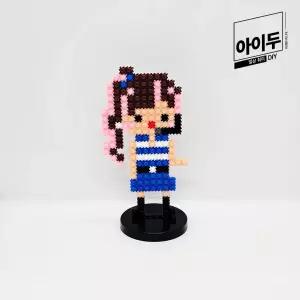 아이두 DIY 입체 미니블록 8mm 나노블럭 직업 진로교구 만들기 아이돌 여 자기소개 입학 신학기