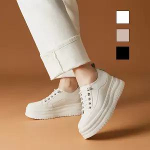 [무크][무크] 여화 해브 소가죽 키높이 스니커즈 3colors