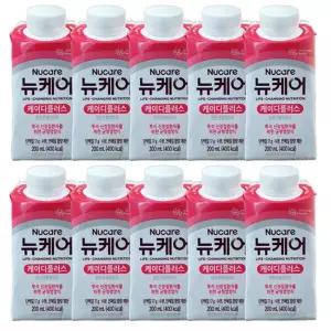 뉴케어 케이디플러스 200mlx10팩 투석 신장질환자 영양식