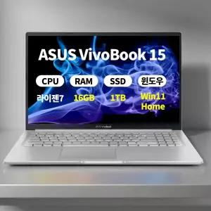 [오늘출발][4종선물] ASUS 비보북 15 M1502YA-BQ615 WIN11 16GB 1TB 마우스+액정필름+키스킨 ERW