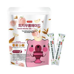 케이푸드 피치우롱에이드 제로슈가 저칼로리 30스틱