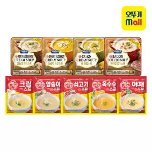 [오뚜기] 분말/액상스프 골라담기 최대 8개(옥수수/양송이/크림/쇠고기/야채/감자/양송이/단호박/콘크림)