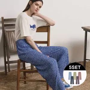 제이코닉 플라워 플리츠 밴딩 팬츠 5종 AJC252F0506PT