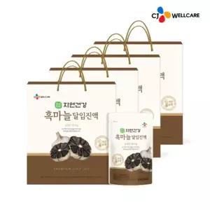 [신세계라이브쇼핑][CJ공식] 한뿌리 흑마늘 달임진액 24포 4박스