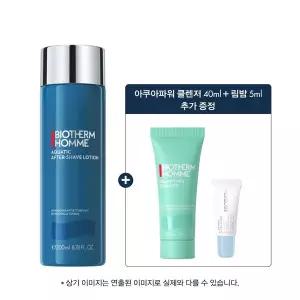 [비오템](강남점)[SSG] 아쿠아틱 로션 애프터 쉐이브 200ml 세트 (+립밤 5ml,클렌저 40ml)