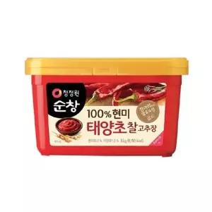 청정원 태양초 현미 찰고추장 3kg x 1개