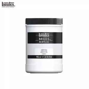 솔로몬샵 Liquitex 리퀴텍스 베이직 아크릴물감 946ml 티타늄 화이트 Basics Acrylic