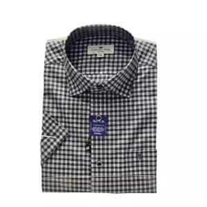 [카운테스마라](센텀시티점)일반핏 밑단일자 미니체크 반팔셔츠 CDCY2C2410N0