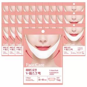 30+1 / 팩미인 하이드로겔 리프팅 콜라겐 V-마스크팩 1일1팩 한달패키지