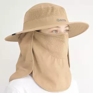 3in1 자외선차단 햇빛가리개모자 마스크 탈부착 벙거지