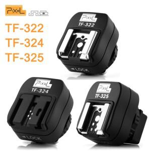픽셀 TF-322/324/325 TTL 플래시 핫슈 어댑터 컨버터 캐논 소니 펜탁스 컨트롤러용