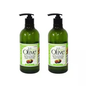 아임세레느 촉촉 올리브 스타일링 메모리 슈퍼 하드 젤 500ml 2개- 초강력 셋팅 젤(택배비포함)