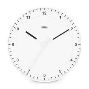 BRAUN BC17W 클래식 아날로그 저소음 라지 공용 벽시계