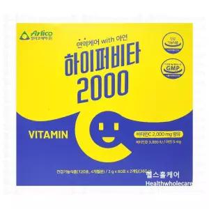 맛있는 면역 하이퍼비타120포 비타민C 2000mg 비타민D 3000mg 아연 면역케어 1개 120회분