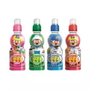 뽀로로음료 4종 24개 세트 (복숭아6+밀크6+사과6+딸기6) 어린이음료