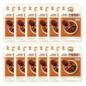 CJ제일제당 백설 다담 안동찜닭양념220g x12개