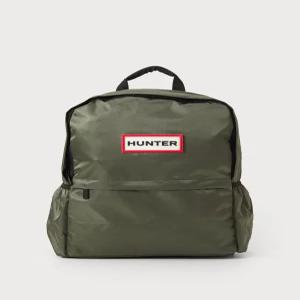 Hunter 헌터 오리지널 ORIGINAL 라지 백팩 남녀공용 - 다크 올리브 411208