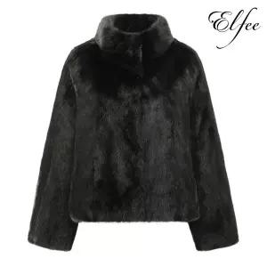 [진도모피]진도 Elfee 풀스킨 휘메일 밍크 케이프 자켓 (E9W3EJ16)