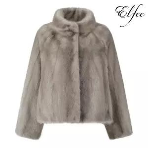 [진도모피]진도 Elfee 풀스킨 휘메일 밍크 케이프 자켓 (E9W3EJ16_)