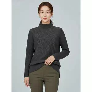 [올포유]여성 조직감 롱기장 하이넥 티셔츠 ALTHLA221 192_P369086333