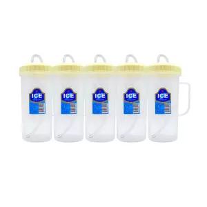 덕신 손잡이 빨대 물컵 500ml x5개 환자용 요양원 병원용 입원 [색상랜덤]