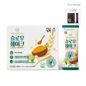 슬로우쉐이크 선식 미숫가루 30g x 30포 귀리 파로 렌틸콩 곡물음료 (총900g) + 흑침환EVENT
