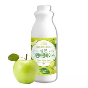 VMB 쉘몬 과일 농축액 베이스 그린애플 1kg
