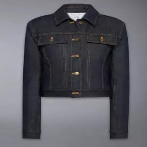26SS 톰브라운 셀비지 데님 슈렁큰 재킷 FBC948UF1101415 DENIM DOM