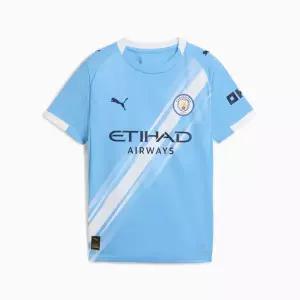 [롯데백화점]푸마 MCFC 홈 저지 레플리카 MCFC Home Jersey Replica Jr 780341-01