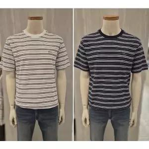[올젠](신세계 사우스시티)2026 S/S 신상품 남성 스트라이프 라운드 티셔츠 ZG2R1216 3종택1