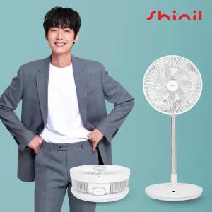 신일전자 BLDC 유 무선선풍기 14인치 배터리 4400mAh 저소음 접이가능 캠핑 야외 거실 사무실 매장