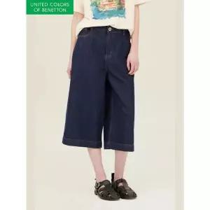 [베네통]크롭 와이드 데님 팬츠 BADPB1631_P419623171