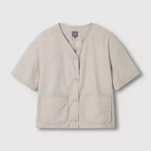 JAJU 여 루즈핏 반팔 패딩 J105401031011 703960