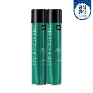 미쟝센 스타일케어 헤어스프레이 스트롱홀드 450ml x2입