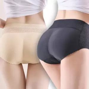 힙업 엉뽕팬티 에어홀 원단 3D 볼륨 디자인 여성 데일리보정 속옷 2컬러