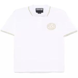 25SS  폴로 티셔츠 78GAGT00CJ01TG03 WHITE GOLD DOM