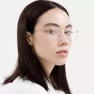 레트로슈퍼퓨처 안경테 NUMERO 50 OROBIANCO 3IH 초경량 금테안경