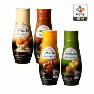 CJ제일제당 저당 타르타르소스 250g x1개+시오다래소스 255g x1개+유자폰즈소스 255g x1개+유즈코쇼소스 25