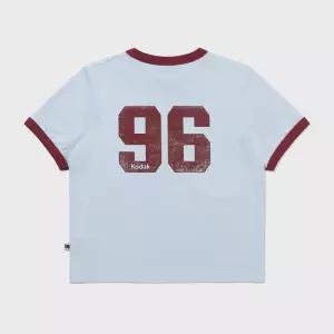 매장정품 코닥어패럴 링거 반팔 티셔츠 우먼 S.BLUE 3849270 259228
