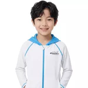 [하프클럽/디스커버리]디스커버리 키즈 콜라보 후드 집업 래쉬가드 DKSW55043-WHS