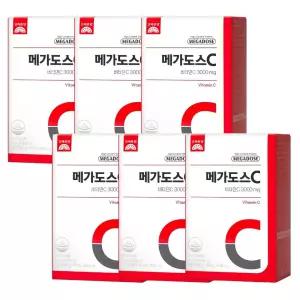 고려은단 메가도스C 3000 영국산 비타민C 30포 x 6개