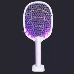 전기 해충 파리채 거치대 USB C타입 충전식 전자  모기 퇴치기 모기채 여름 KC인증
