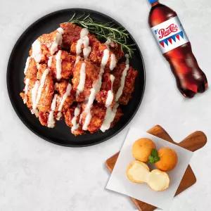 [네네치킨] 순살레드마블치킨+네네볼+콜라(1.25L)